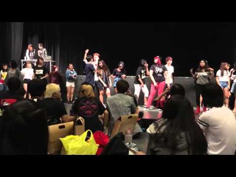 151226 EXID Ah Yeah/SISTAR Shake It/SNSD Lion Heart - Kpop Dance Off at Scape SG (Kpop All In 3)