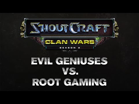 SHOUTCraft Clan Wars S2 - EG vs ROOT Gaming