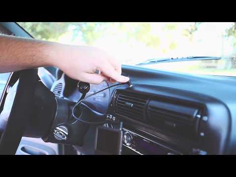 MP3 Car Audio Installation Cable - Panel Mount 3.5mm Stereo Jack to Dual RCA Plug - #23-145-051