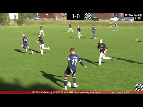8 KOLEJKA  Klasa A, gr. III, 2023/24  MKS STAR Starachowice - Agricola Łoniów