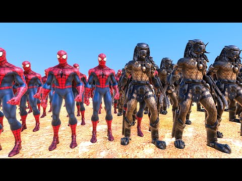 UZAYLI VS ÖRÜMCEK ADAM - Süper Ordular Savaşıyor