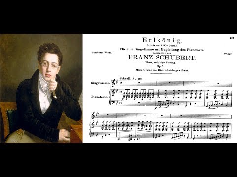 Franz Schubert - Erlkönig (Sheet music and lyrics)