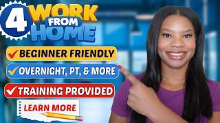 ✅ This Beginner Friendly Overnight Job Starts September - 4 WFH Jobs - Remote Work From Home Jobs!