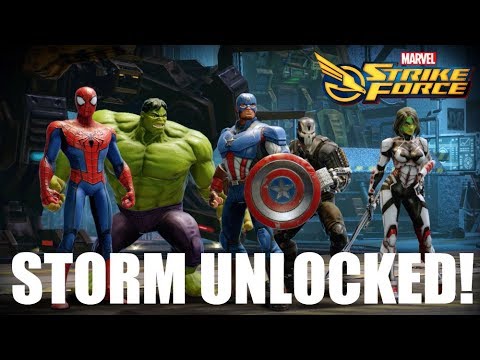 Huge Storm Orb Opening & Tier 8 Blitz Gameplay - Marvel Strike Force