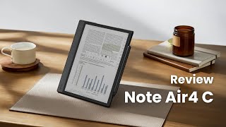 Review BOOX Note Air4 C - Máy đọc sách hoàn hảo cho nhu cầu ghi chú chuyên nghiệp