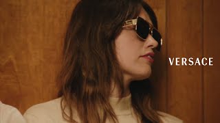Versace Greca Eyewear — Joseph Quinn and Aimee Lou Wood