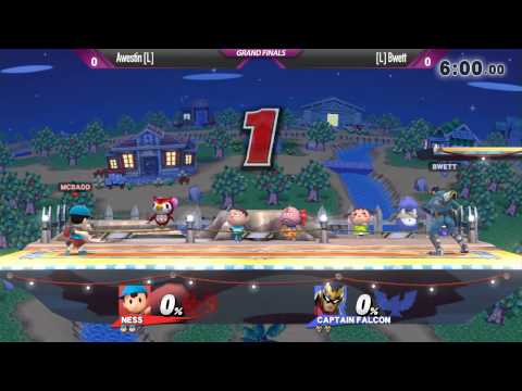 S11 Smash Wii U - Awestin (Ness) vs Bwett (Falcon) - Grand Finals