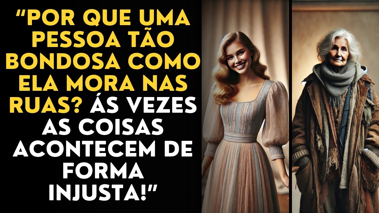 “Por que uma pessoa tão bondosa como ela mora nas ruas? A vida não é justa!”