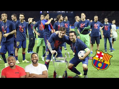 American brothers react to..Barcelona ● Road to Victory - 2015 (LETS GOO MESSI)