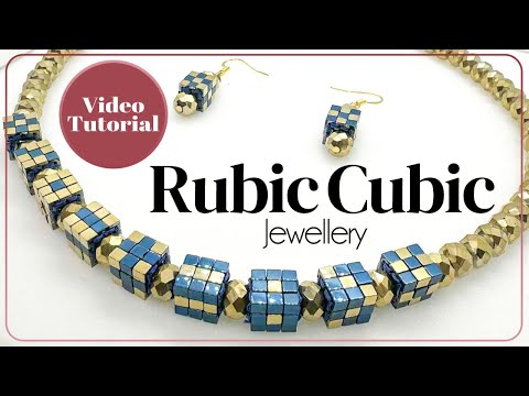 Учебное пособие по изготовлению украшений из кубика Рубика