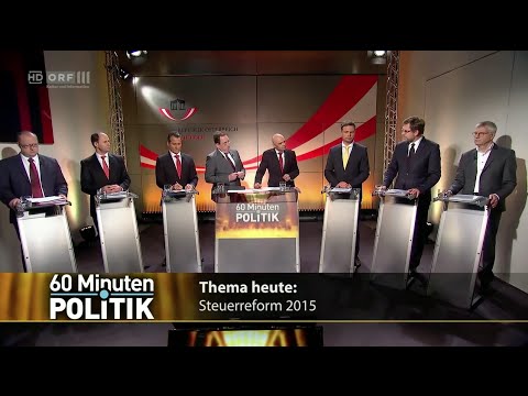 60 Minuten.Politik - Steuerreform 2015 - 19.3.2015