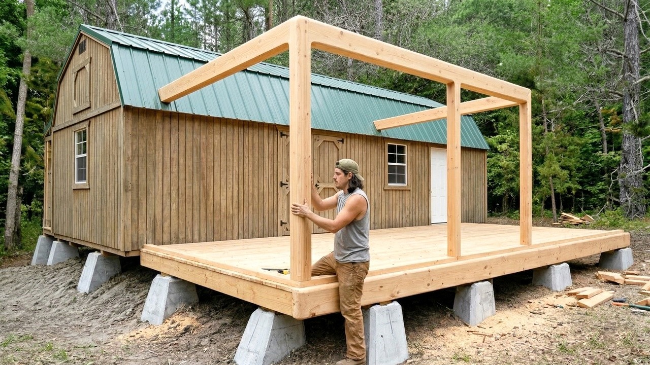 Man Builds Dream Off-Grid House | Start to Finish by @Paullivesdifferent