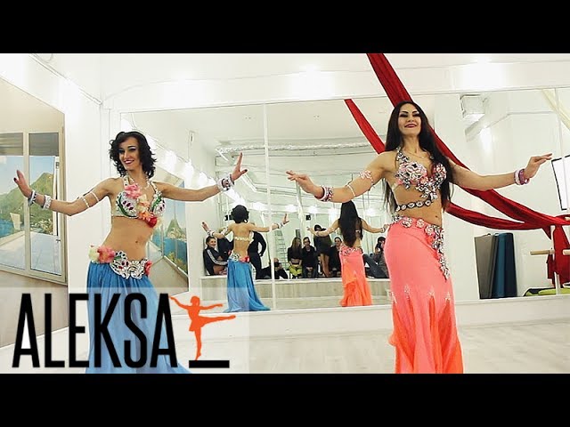 Восточные танцы - Belly Dance - Танец живота. Марина Волошина. ALEKSA Studio.