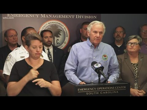 South Carolina governor to give update on Hurricane Dorian preparations