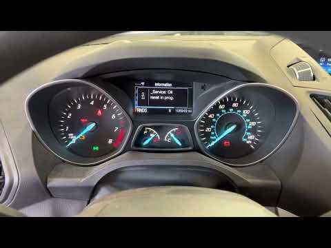 2016 Ford Escape Oil Life Reset￼
