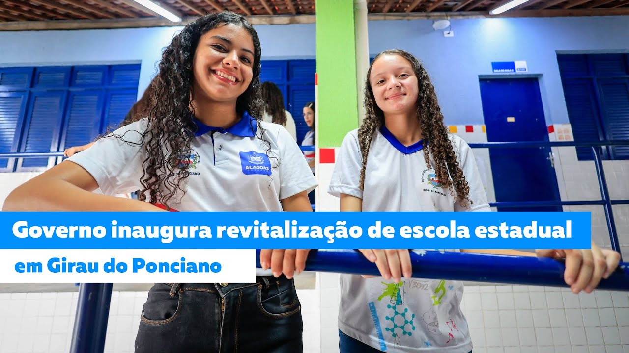 Governo inaugura revitalização de escola estadual em Girai do Ponciano