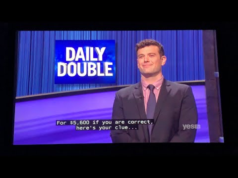 Jeopardy, Jackie Kelly Day 2 - 1st Daily Double (3/28/22)
