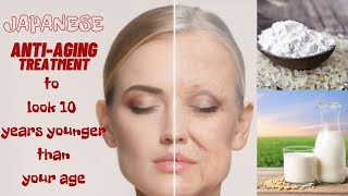 Japanese Secret To Look 10 Years Younger Than Your Age || Anti Aging Remedy To Remove Wrinkles