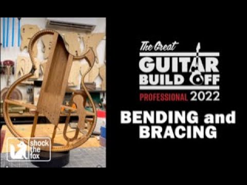 Great Guitar Build Off 2022 - Hollow Body with Ebony Neck - Episode 3 – BENDING and BRACING