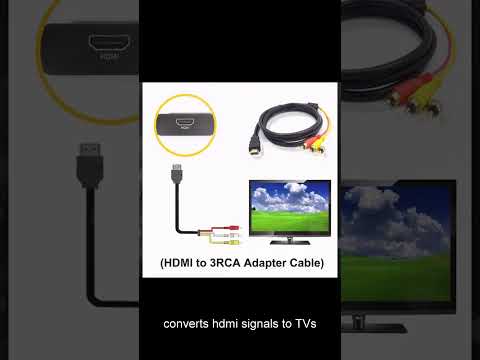 HDMI to RCA Cable, 1080P  HDMI Male to 3-RCA Video Audio AV Cable