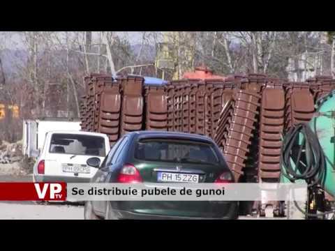 Se distribuie pubele de gunoi