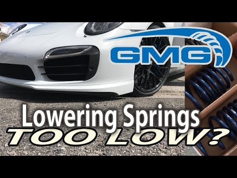 GMG Porsche 991 Turbo Lowering Springs - Porsche 911