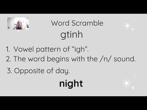 Phonics with Mrs. Bernstein 5/25/21