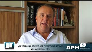 As verrugas podem ser removidas através de medicamentos?