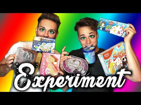 1 TAG NUR EIS ESSEN 🍨 - EXPERIMENT | Schinken Brothers