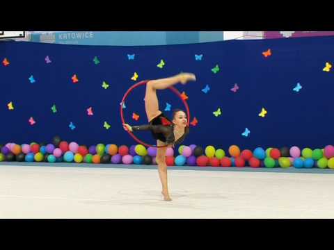 Natalia Kulig hoop Carramba Cup 2017, gold medal senior all around