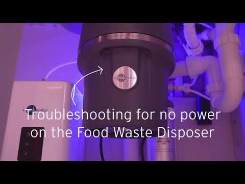 How to troubleshoot for no power on the InSinkErator Food Waste Disposer