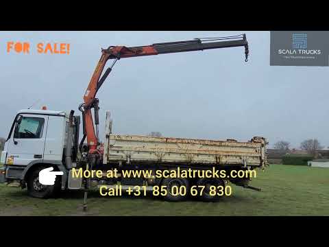 In stock Mercedes Actros 2636 6x4 tipper crane