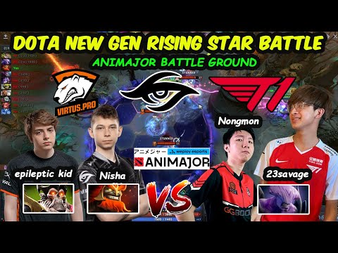 23savage Whitemon vs Secret.Nisha VP.epileptic kid - Dota New Gen WonderKids Battle AniMajor Ranked