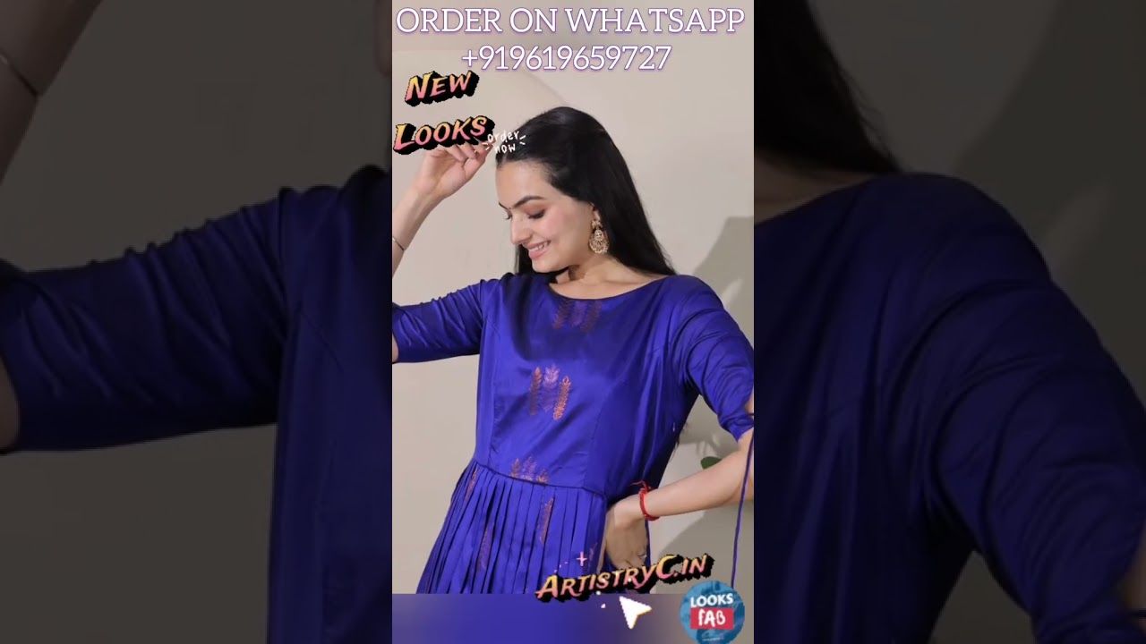 Shop Elegant Silk Gown like Akshara? Get Yours @ Rs1650! Whatsapp +919619659727