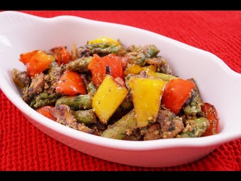 Vegetables With Basil Pesto Sauce Recipe: Easy Side Dish! Diane Kometa-Dishin' With Di Recipe  #78