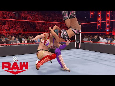 WWE 2K22 RAW WINNER FACES BIANCA BELAIR AT MITB ALEXA BLISS VS ASUKA