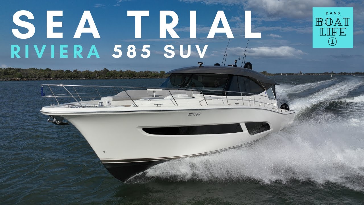 FIRST Test!! - RIVIERA 585 SUV - Offshore - Inshore - Anchoring - Docking & Fuel Burn
