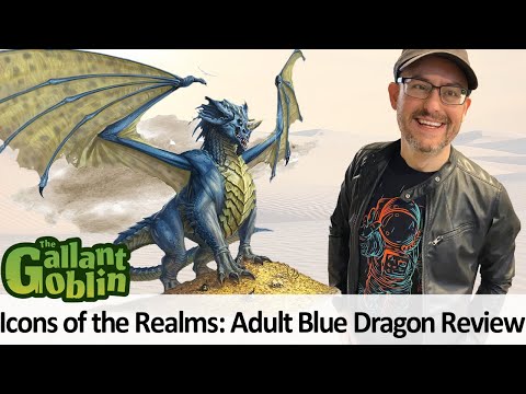 Adult Blue Dragon - WizKids D&D Icons of the Realms Prepainted Minis