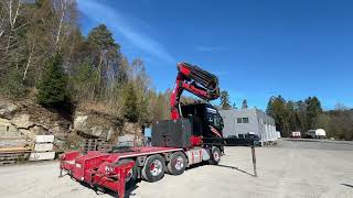 السيارات القاطرة Volvo FH16 750 hk Kranbil - med 50 tm HMF kran &ndash; 6 utskyt + jib - Kran | صورة 4 - Autoline