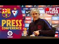 FULL STREAM: Quique Setién’s press conference ahead of #BarçaEibar