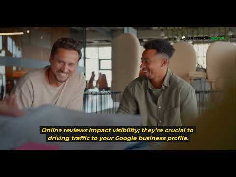 This video is a promotional piece by White Noise Digital highlighting their review management and SEO services for local businesses.