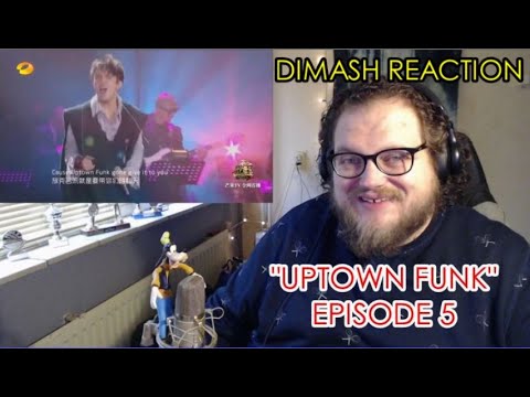 REACTION TO DIMASH KUDAIBERGENOV - UPTOWN FUNK -- THE SINGER 2017 EPISODE 5 -- A LOT OF FUN!