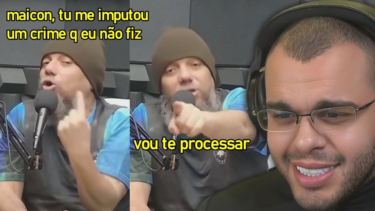 BLUEZÃO ESTÁ MALUCO E QUER ME PROCESSAR - Maicon react