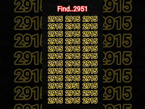 Find the number #2951 #quiz