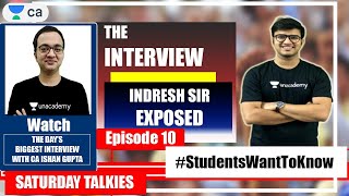 Saturday Night Talkies With Ishan Gupta | Unacademy CA Intermediate Group 2 | Indresh Gandhi video
