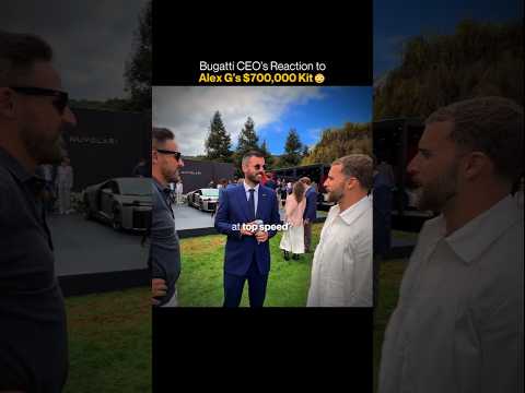 BUGATTI CEO REACTS TO $700K BUGATTI KIT