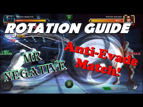 How To Use Mr. Negative Against Evade Counters & True Strike | MCOC