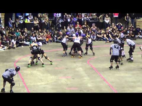 2014 WFTDA Champs - Rose vs. Gotham - Mutch vs. Miss T Maven