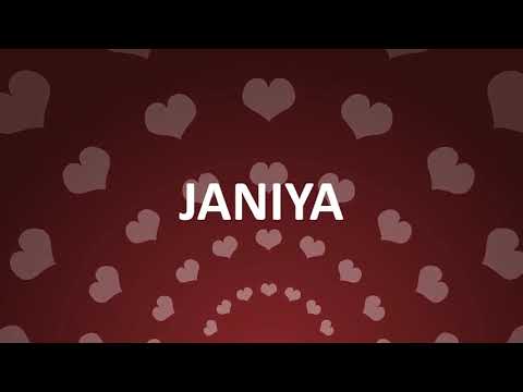 HAPPY BIRTHDAY JANIYA