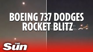 Israel Hamas War: Horror moment Boeing 737 flies p